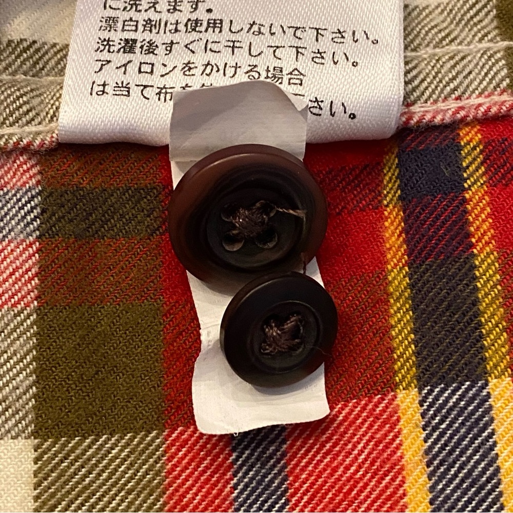 Eddie Bauer men’s 2XL long sleeve button up plaid flannel - Picture 5 of 9